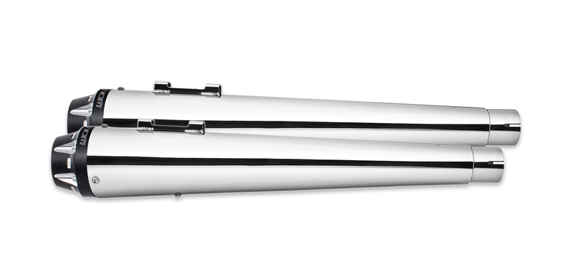 FREEDOM EXHAUST -  TOURING/TRIKE AMERICAN OUTLAW & COMBAT FLUTED 4.5" MEGAPHONE SLIP-ONS