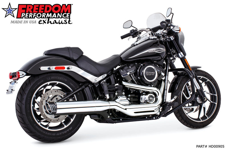FREEDOM EXHAUST - SOFTAIL SPORT GLIDE® SINGLE 4" SLIP-ON 2018-PRESENT