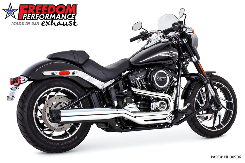 FREEDOM EXHAUST - SOFTAIL SPORT GLIDE® SINGLE 4" SLIP-ON 2018-PRESENT