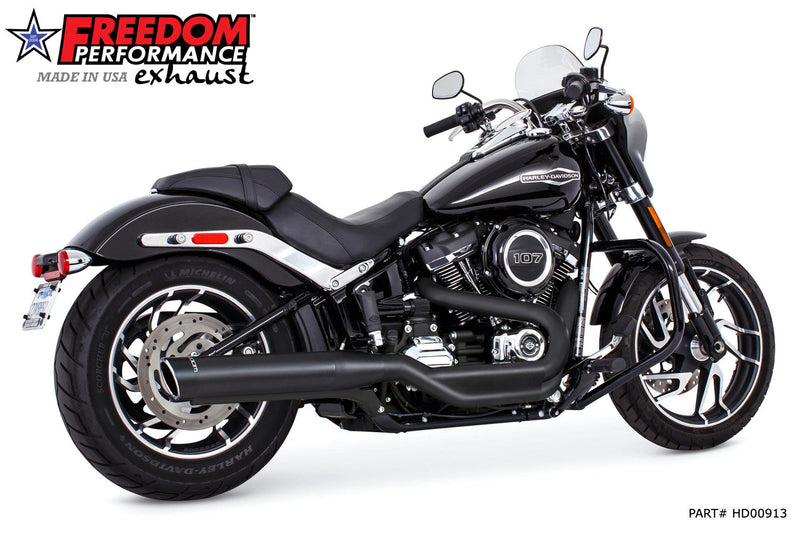 FREEDOM EXHAUST - SOFTAIL SPORT GLIDE® SINGLE 4" SLIP-ON 2018-PRESENT