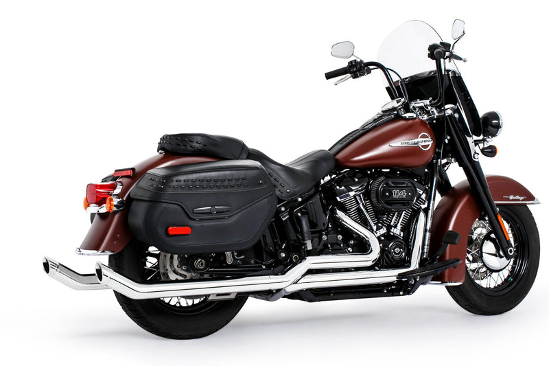 FREEDOM EXHAUST -  SOFTAIL 2.5" UPSWEPT TRUE-DUAL COMPLETE SYSTEM M8 ONLY *NOT FOR WIDE TIRE BIKES