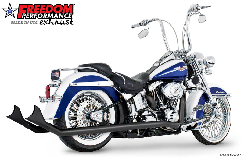 FREEDOM EXHAUST -  SOFTAIL 2.5" CLASSIC SLIP-ONS 1997-2017 *FITS FREEDOM HEADERS ONLY*