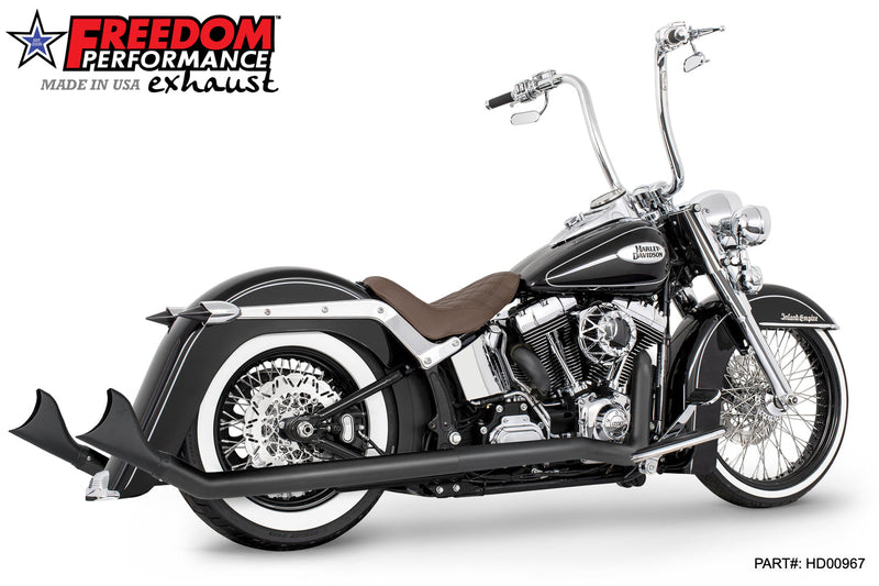 FREEDOM EXHAUST -  SOFTAIL 2.5" CLASSIC SLIP-ONS 1997-2017 *FITS FREEDOM HEADERS ONLY*
