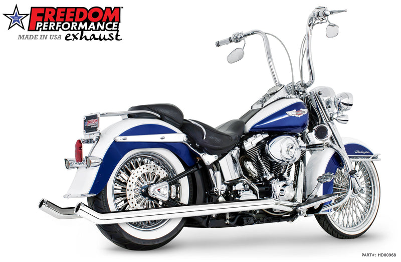 FREEDOM EXHAUST -  SOFTAIL 2.5" CLASSIC SLIP-ONS 1997-2017 *FITS FREEDOM HEADERS ONLY*