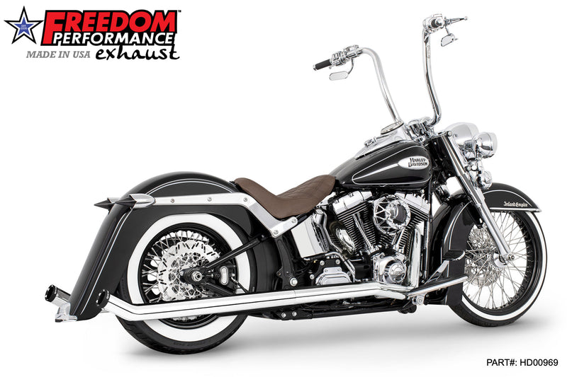 FREEDOM EXHAUST -  SOFTAIL 2.5" CLASSIC SLIP-ONS 1997-2017 *FITS FREEDOM HEADERS ONLY*