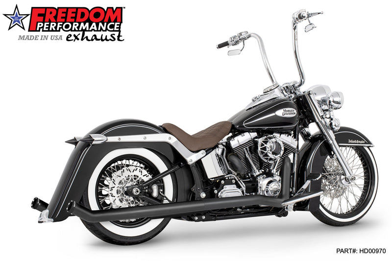 FREEDOM EXHAUST -  SOFTAIL 2.5" CLASSIC SLIP-ONS 1997-2017 *FITS FREEDOM HEADERS ONLY*
