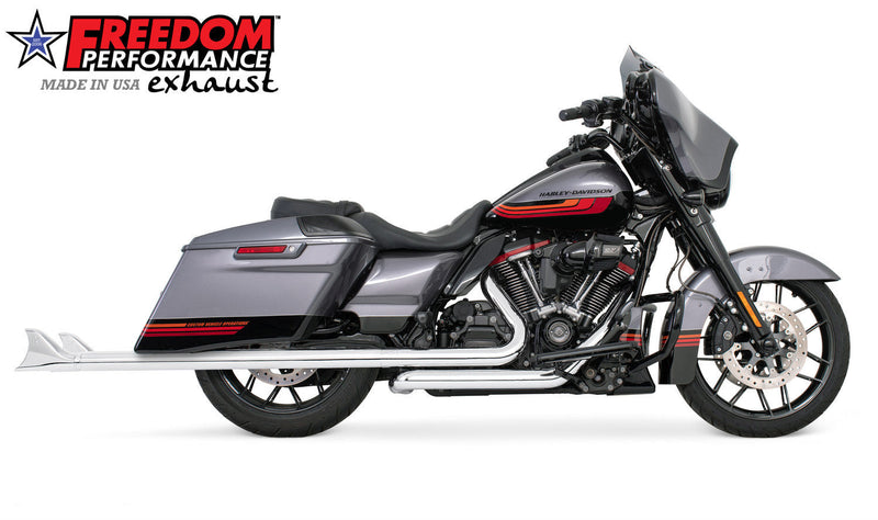 FREEDOM EXHAUST -  TOURING 2.5" SHARKTAIL M8 TRUE-DUAL FULL SYSTEM 2017-PRESENT
