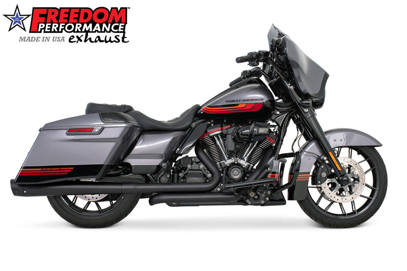 FREEDOM EXHAUST -  TOURING/TRIKE AMERICAN OUTLAW & COMBAT FLUTED 4.5" MEGAPHONE SLIP-ONS
