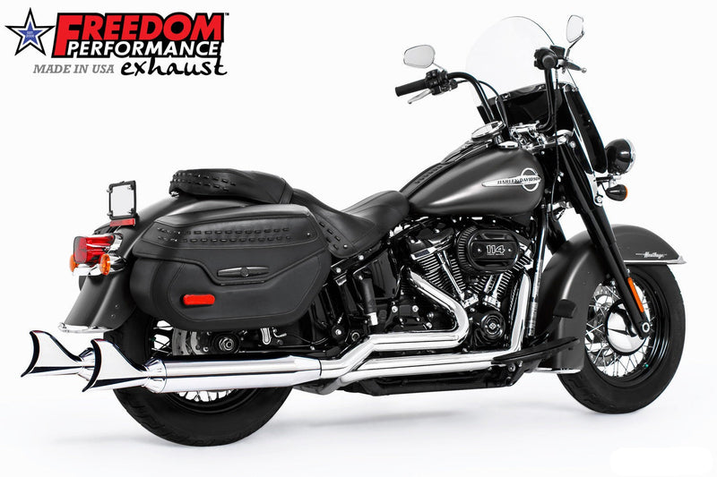 FREEDOM EXHAUST -  SOFTAIL RIGHT-SIDE TUCK & UNDER TRUE-DUAL FULL SYSTEM 2018-PRESENT