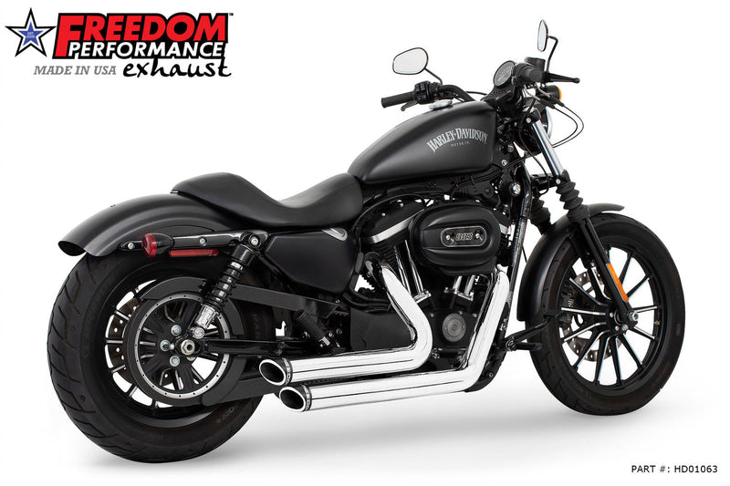 HARLEY SPORTSTER INDEPENDENCE STAGGERED DUALS 2004-2022