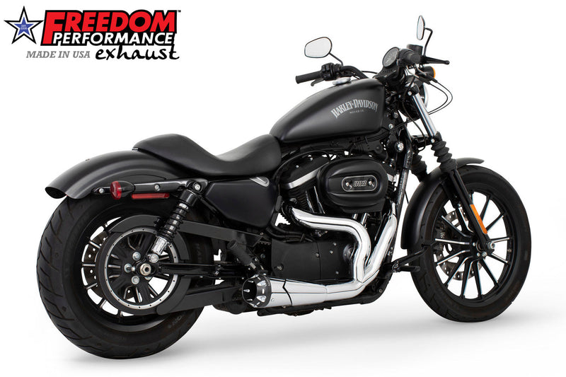 FREEDOM EXHAUST -  SPORTSTER 2-INTO-1 SHORTY 2004-PRESENT