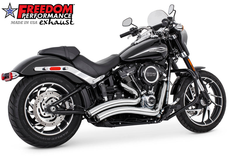 FREEDOM EXHAUST - SOFTAIL SHARP CURVE RADIUS 2018 to PRESENT M8 BUNDLE