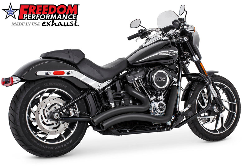 FREEDOM EXHAUST - SOFTAIL SHARP CURVE RADIUS 2018 to PRESENT M8 BUNDLE