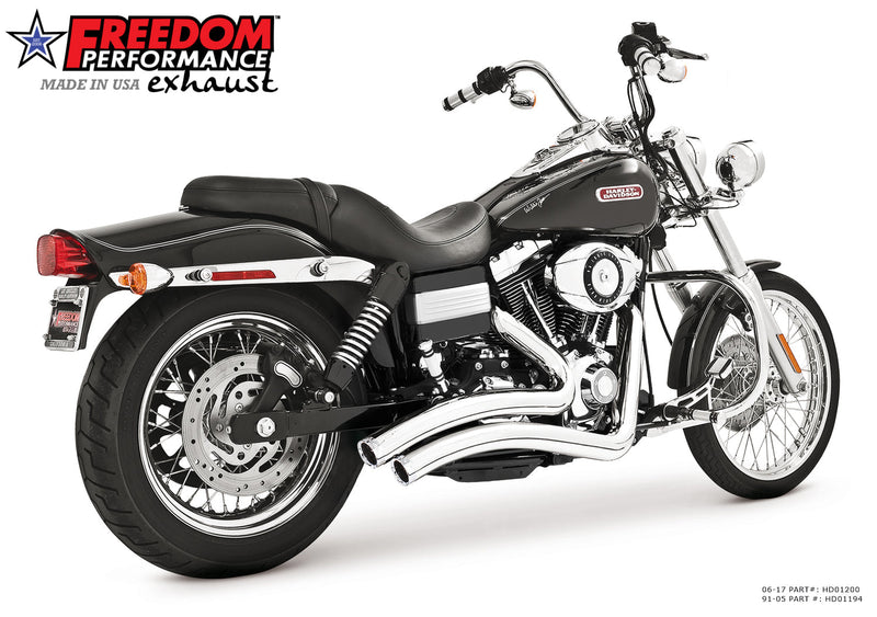 FREEDOM EXHAUST -  DYNA SHARP CURVE RADIUS BUNDLE 1991-2017
