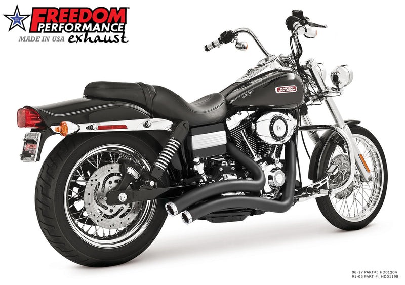 FREEDOM EXHAUST -  DYNA SHARP CURVE RADIUS BUNDLE 1991-2017