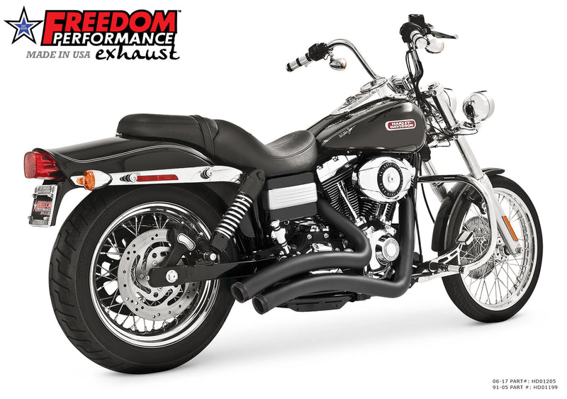 FREEDOM EXHAUST -  DYNA SHARP CURVE RADIUS BUNDLE 1991-2017