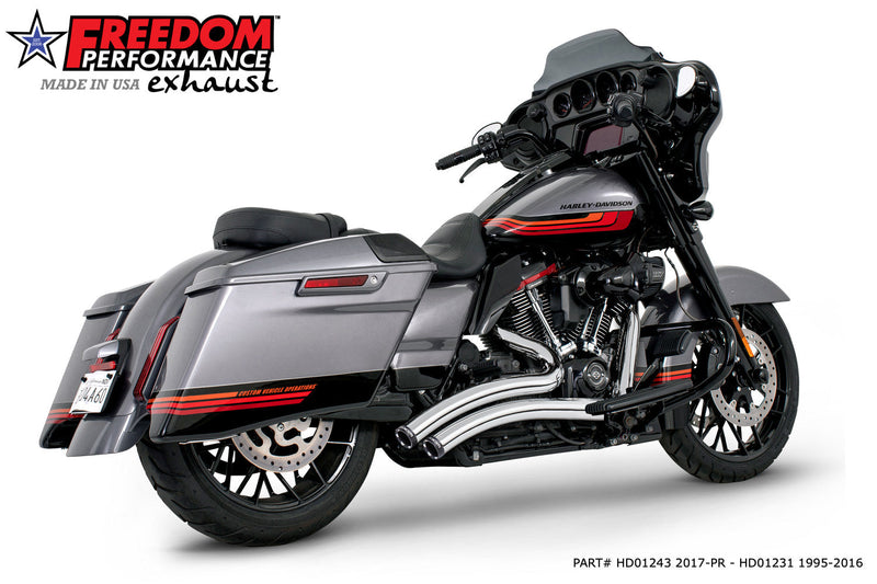 FREEDOM EXHAUST - TOURING SHARP CURVE RADIUS 1995-PRESENT