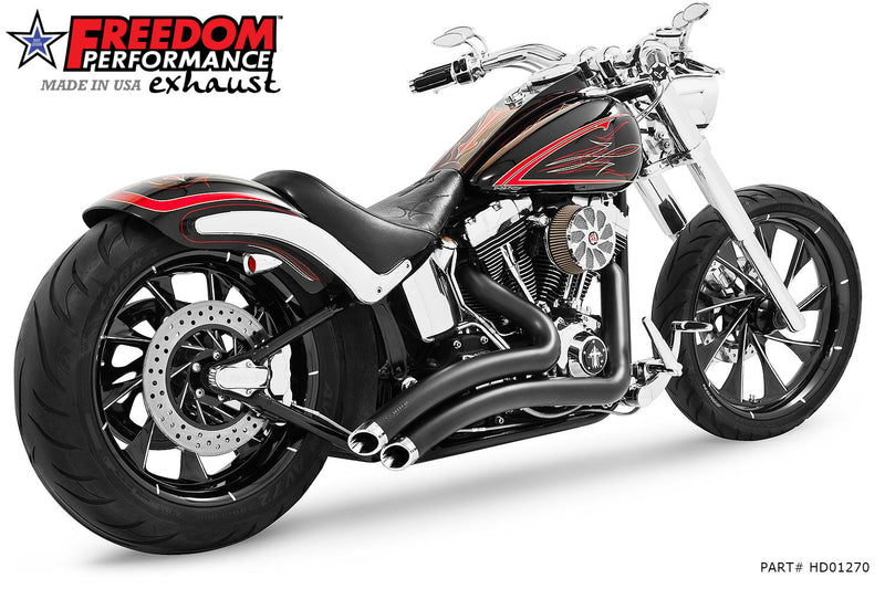 FREEDOM EXHAUST - SOFTAIL SHARP CURVE RADIUS (BUNDLE) 1986 to 2017