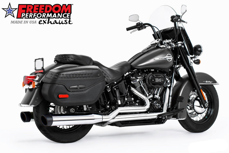 FREEDOM EXHAUST -  SOFTAIL RIGHT-SIDE TUCK & UNDER TRUE-DUAL FULL SYSTEM 2018-PRESENT
