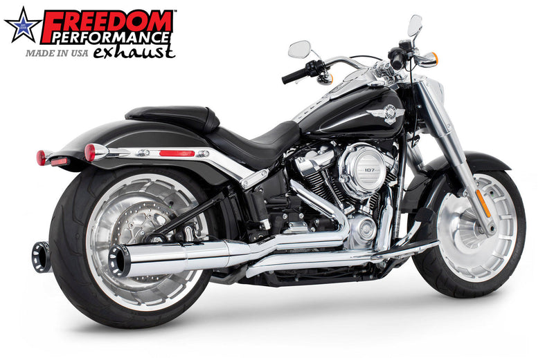 FREEDOM EXHAUST -  SOFTAIL/M8 FAT BOY BREAKOUT ONLY 4.5” TWO-STEP TUCK & UNDER FULL SYSTEM 2018-PRESENT