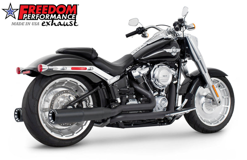 FREEDOM EXHAUST -  SOFTAIL/M8 FAT BOY BREAKOUT ONLY 4.5” TWO-STEP TUCK & UNDER FULL SYSTEM 2018-PRESENT