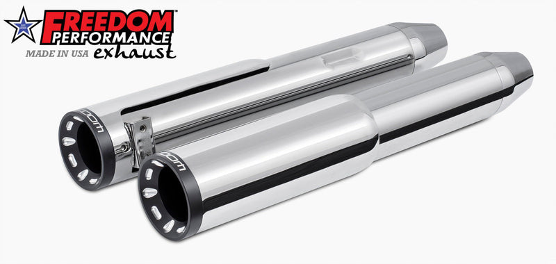 FREEDOM EXHAUST -  4.5" 2-STEP SLIP-ONS FOR SOFTAIL M8 ONLY
