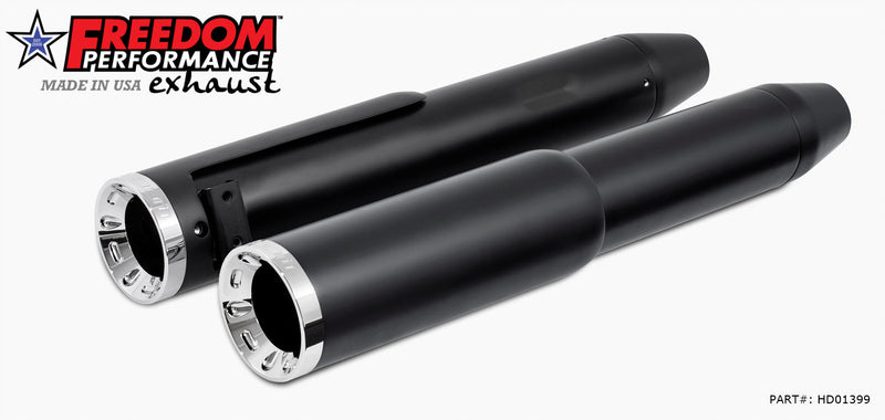 FREEDOM EXHAUST - 4.5" 2-STEP SLIP-ONS FOR TOURING