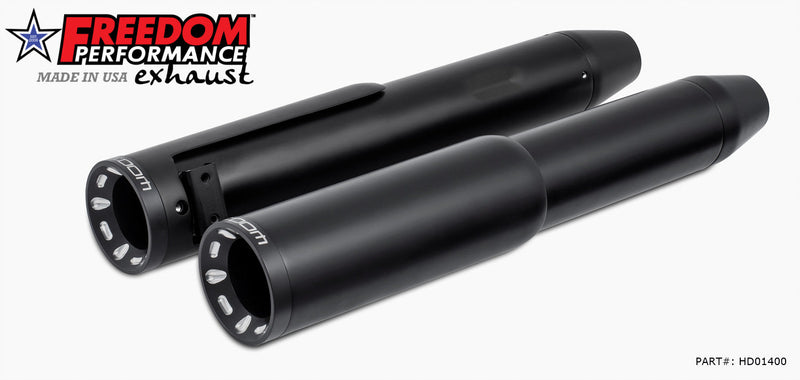 FREEDOM EXHAUST - 4.5" 2-STEP SLIP-ONS FOR TOURING