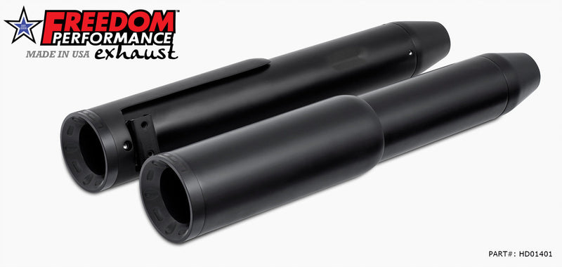 FREEDOM EXHAUST - 4.5" 2-STEP SLIP-ONS FOR TOURING