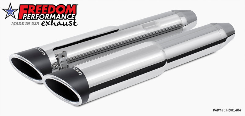 FREEDOM EXHAUST - 4.5" 2-STEP SLIP-ONS FOR TOURING