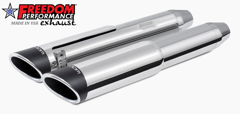 FREEDOM EXHAUST -  4.5" 2-STEP SLIP-ONS FOR SOFTAIL M8 ONLY