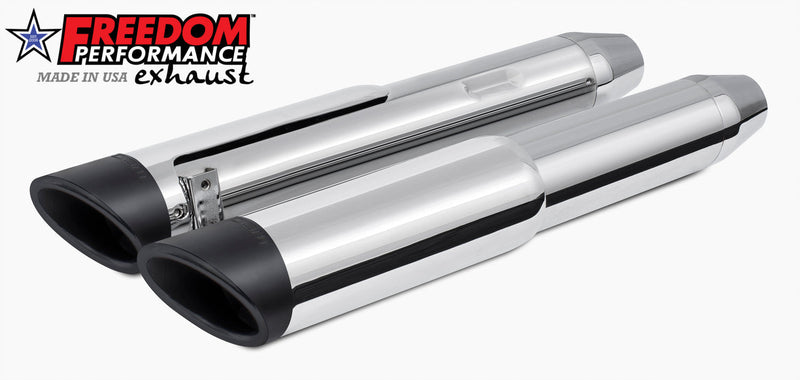 FREEDOM EXHAUST -  4.5" 2-STEP SLIP-ONS FOR SOFTAIL M8 ONLY