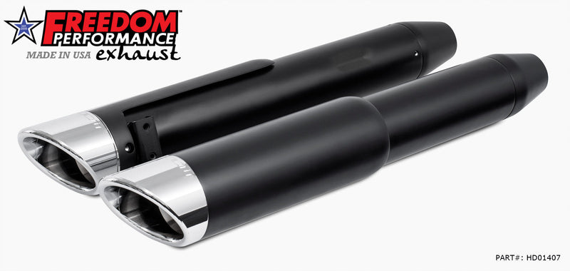 FREEDOM EXHAUST - 4.5" 2-STEP SLIP-ONS FOR TOURING