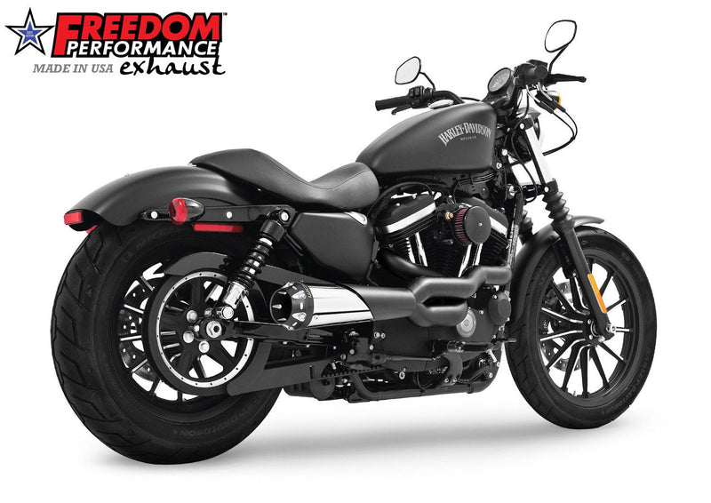 FREEDOM EXHAUST -  SPORTSTER 2-INTO-1 "HIGH" AMERICAN OUTLAW 1986-PRESENT