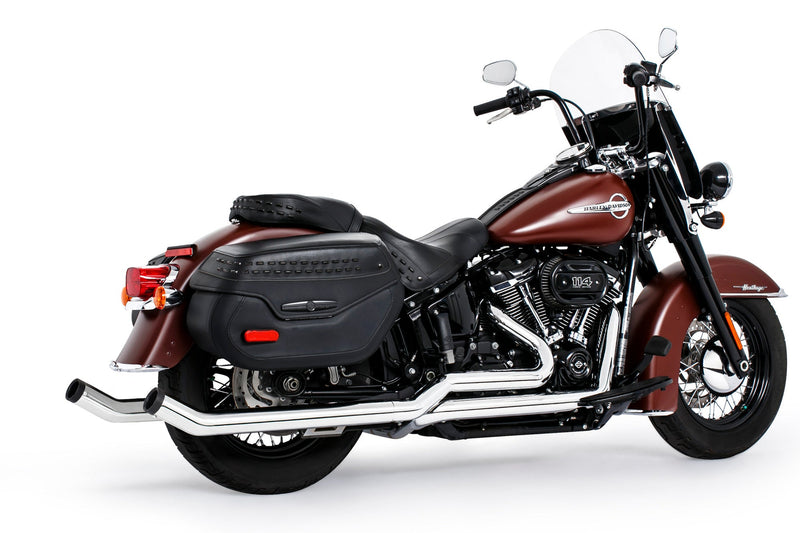 FREEDOM EXHAUST -  SOFTAIL 2.5" UPSWEPT TRUE-DUAL COMPLETE SYSTEM M8 ONLY *NOT FOR WIDE TIRE BIKES