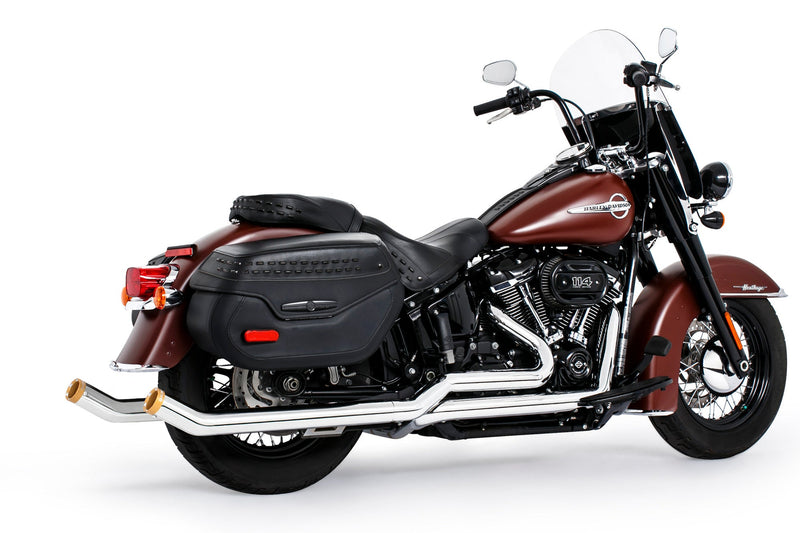 FREEDOM EXHAUST -  SOFTAIL 2.5" UPSWEPT TRUE-DUAL COMPLETE SYSTEM M8 ONLY *NOT FOR WIDE TIRE BIKES