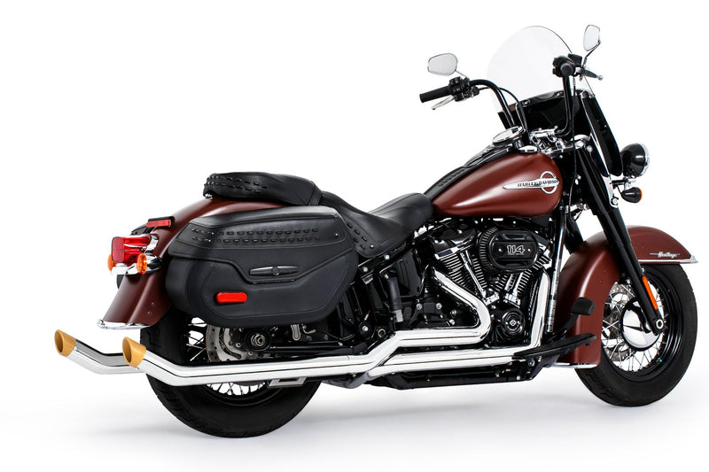 FREEDOM EXHAUST -  SOFTAIL 2.5" UPSWEPT TRUE-DUAL COMPLETE SYSTEM M8 ONLY *NOT FOR WIDE TIRE BIKES