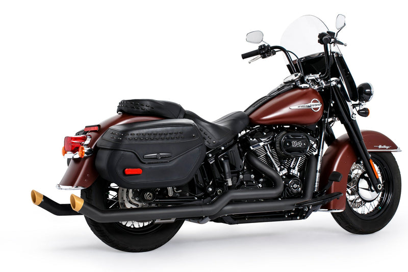 FREEDOM EXHAUST -  SOFTAIL 2.5" UPSWEPT TRUE-DUAL COMPLETE SYSTEM M8 ONLY *NOT FOR WIDE TIRE BIKES
