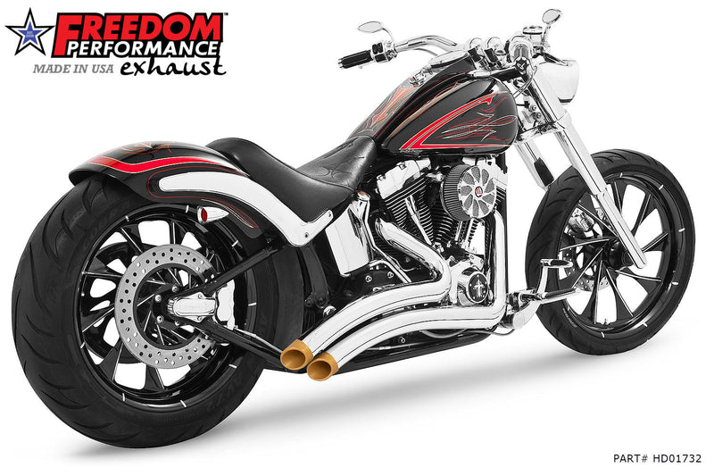 FREEDOM EXHAUST - SOFTAIL SHARP CURVE RADIUS (BUNDLE) 1986 to 2017