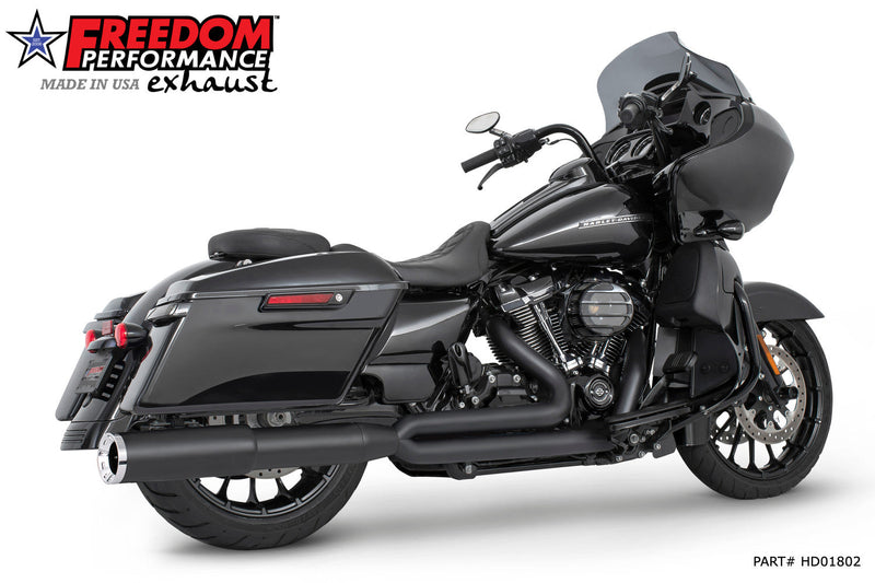 FREEDOM EXHAUST -  TOURING 4.5" 2 STEPPED UNION 2-INTO-1 RIGHT-SIDE ONLY 2017-PRESENT