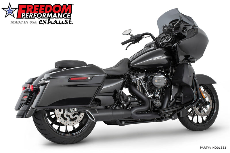 FREEDOM EXHAUST -  TOURING 4.5" 2 STEPPED SHORT UNION 2-INTO-1 RIGHT-SIDE ONLY 2017-PRESENT