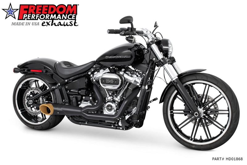 FREEDOM EXHAUST -  SOFTAIL 2-INTO-1 TURNOUT/SIDEDUMP BUNDLE