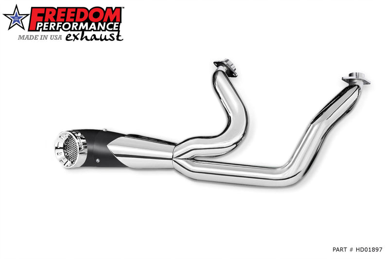 FREEDOM EXHAUST -  SOFTAIL 2-INTO-1 TURNOUT/SIDEDUMP BUNDLE