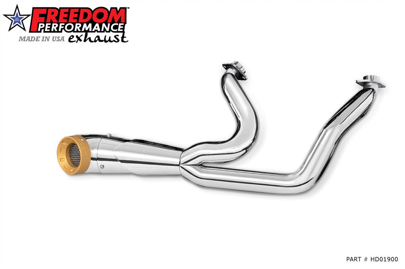 FREEDOM EXHAUST -  SOFTAIL 2-INTO-1 TURNOUT/SIDEDUMP BUNDLE