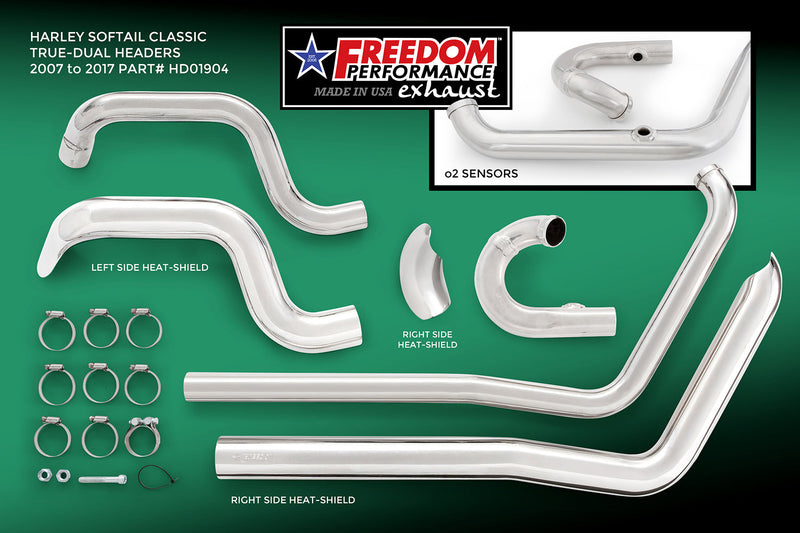 HARLEY SOFTAIL CLASSIC TRUE-DUAL HEADERS ONLY