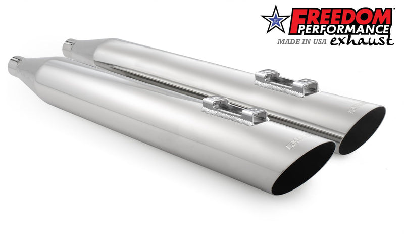 HARLEY FREE WHEELER 4" INVERSE AND CLASSIC SLIP-ONS BUNDLE