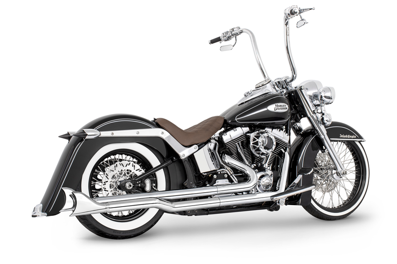 FREEDOM EXHAUST -  SOFTAIL 2.5" RIGHT-SIDE STAGGERED TRUE-DUAL COMPLETE SYSTEM