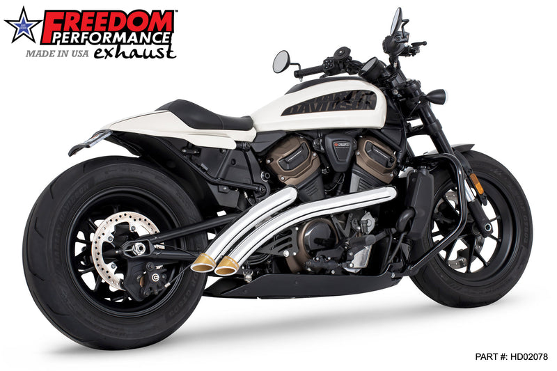 FREEDOM EXHAUST - SPORTSTER S NEW 2023 RADICAL RADIUS BUNDLE Fits '21 to Present