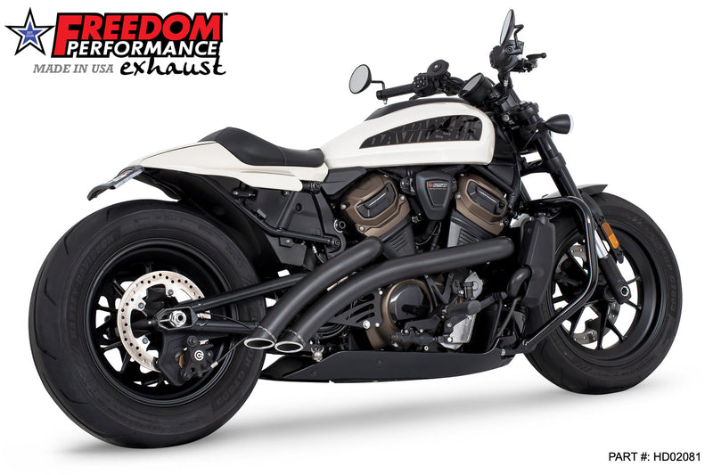 FREEDOM EXHAUST - SPORTSTER S NEW 2023 RADICAL RADIUS BUNDLE Fits '21 to Present