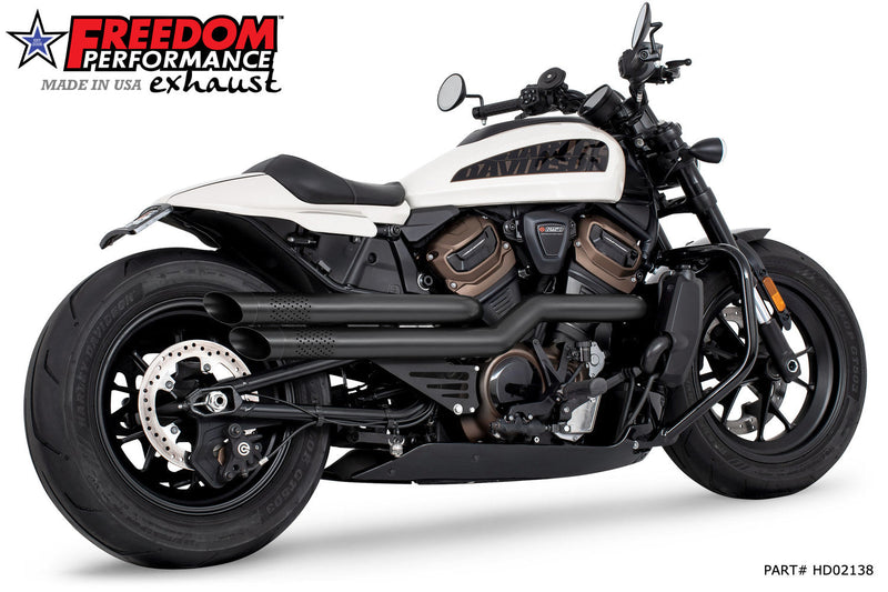FREEDOM EXHAUST -  SPORTSTER S "NEW 2023" AMENDMENT SIDE SLASH HIGH Fits '21 to Present